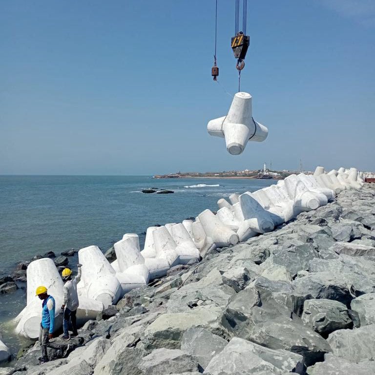 Development of fishery Harbour at Navabandar Dist/Gir Somnath Part - A ( Marine Structure) and Part-B (Dredging)